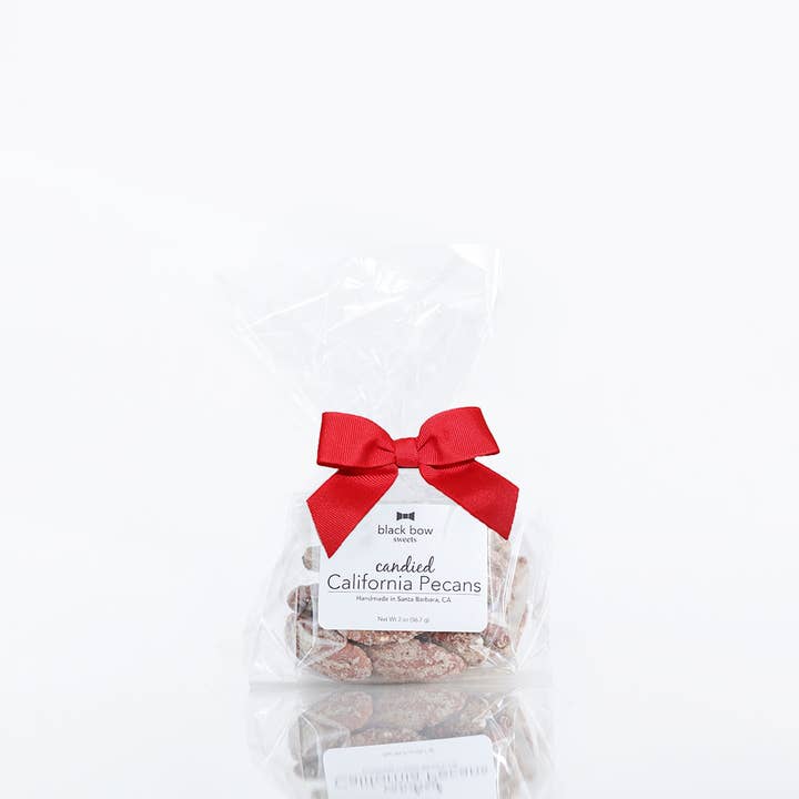 Black Bow Sweets - Wholesale Gift Bag Set/Pack - Candied California Pecan Mini Gift Bag | Cinnamon Sugar