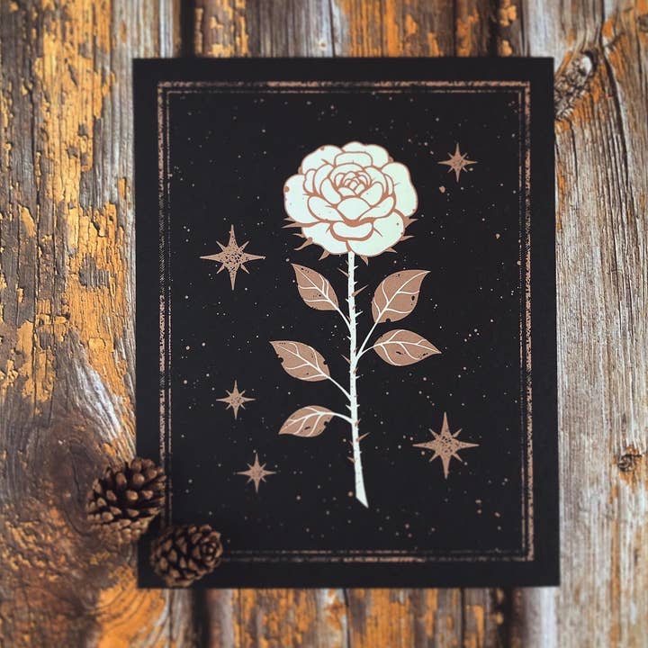 The Fabled Creative Co. - Wholesale Art Print - The Magic Flower - 8x10 - Handmade Art Print0