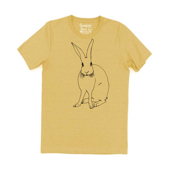 Gaspar Gou - Wholesale Screen Printed T-Shirt - Men's - Funny Bunny Charlie Tee3