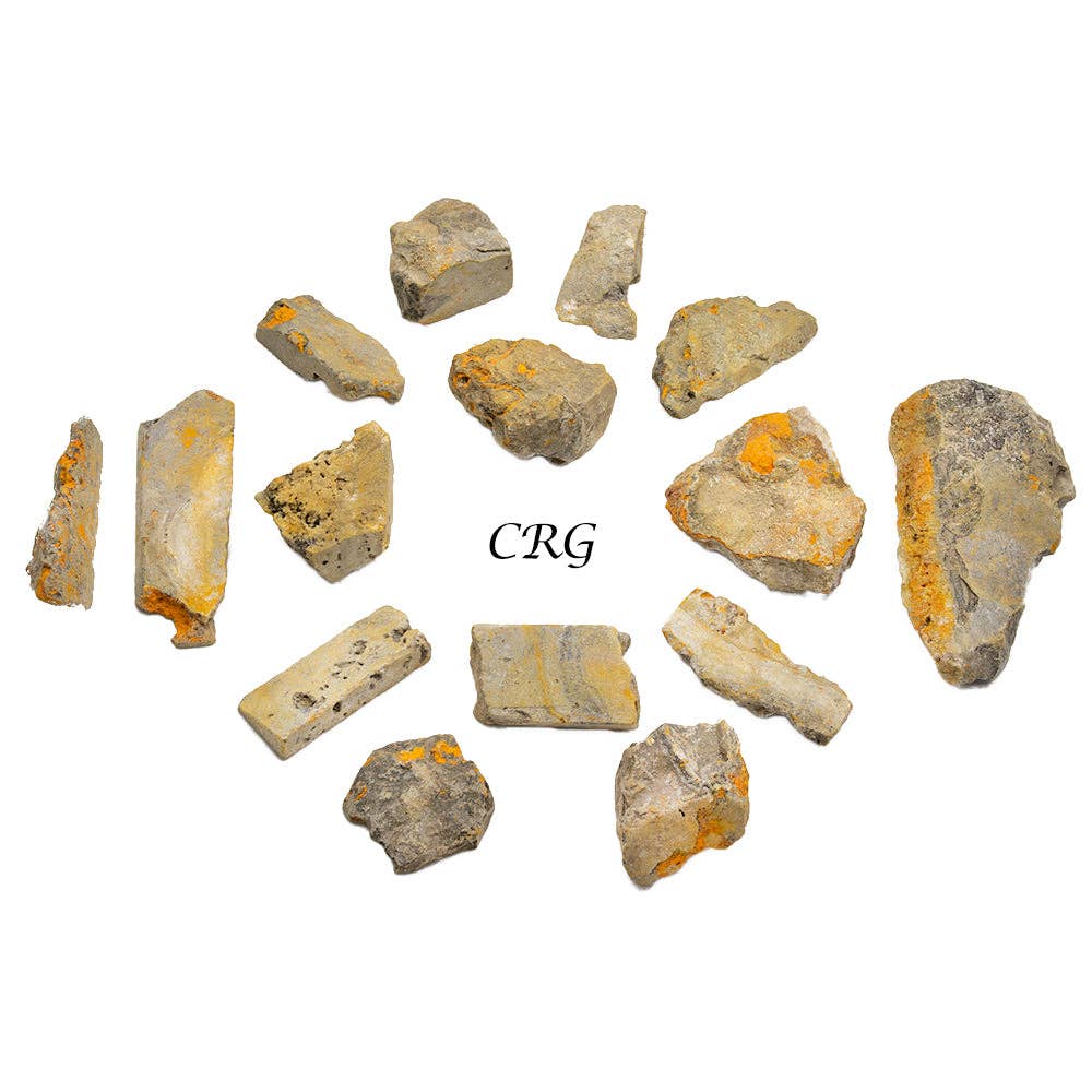 Crystal River Gems LLC - Wholesale Spiritual Stone/Crystal - 1 KILO LOT - Rough Bumblebee Jasper from Indonesia / Mixed Sizes0