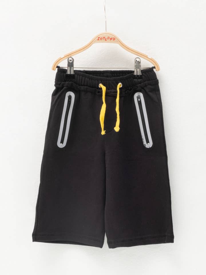 Far & Søn Elastisk talje Lomme Shorts med lynlås -ZY23-36242 for engroshandel hos ZEYLAND