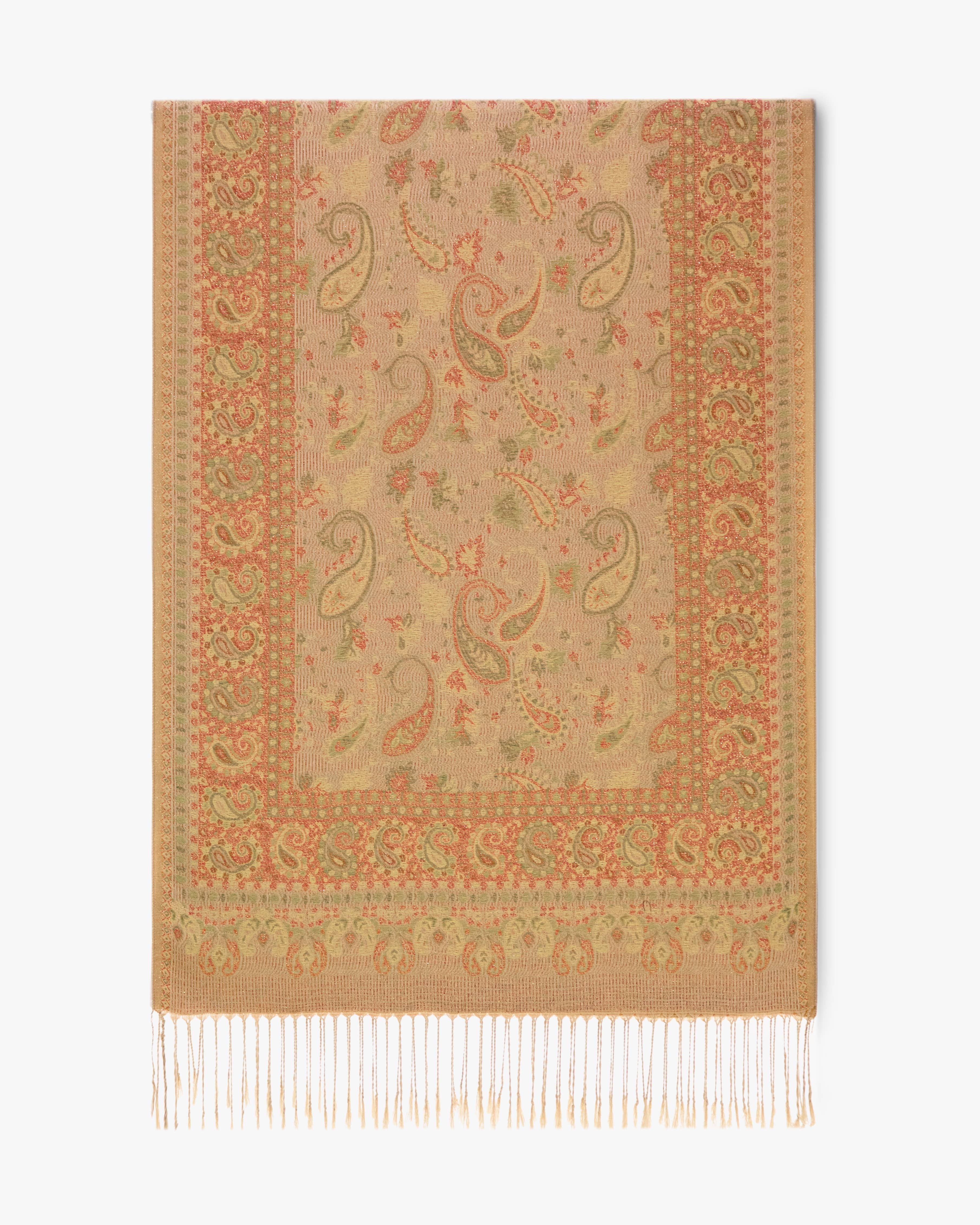 Original USA - Wholesale Scarf - Women's - Persian Paisley Shimmering Pashmina4