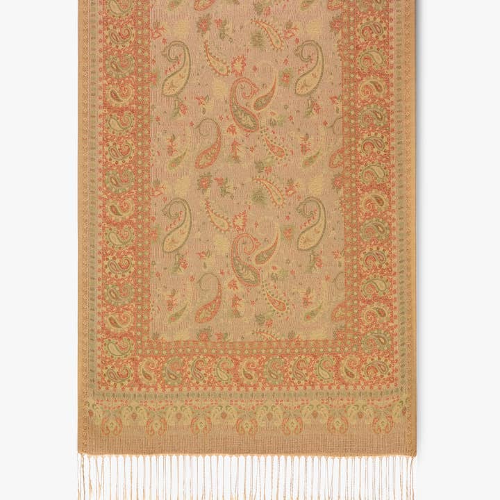 Original USA - Wholesale Scarf - Women's - Persian Paisley Shimmering Pashmina4