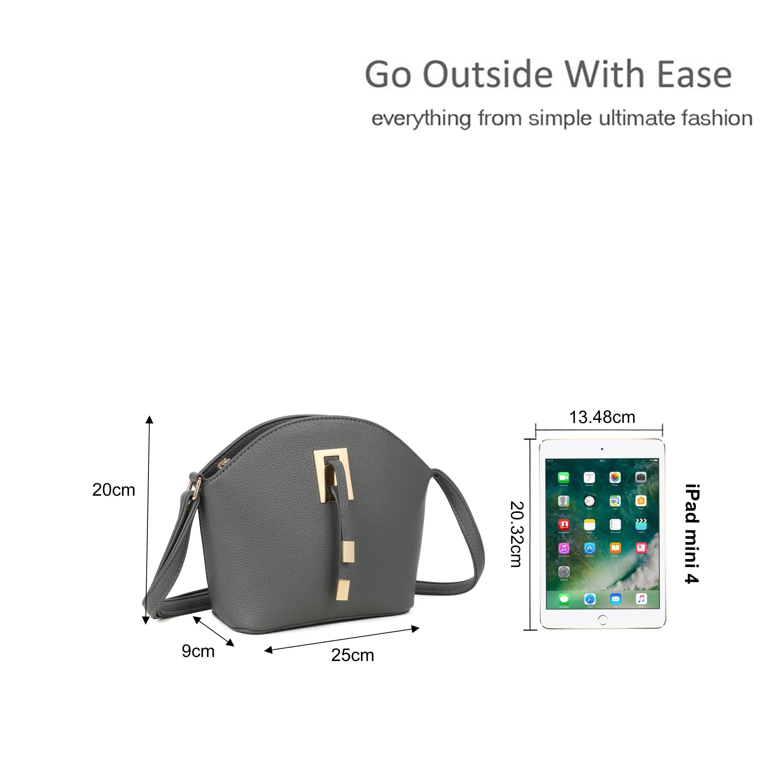 Ellas Trading – wholesale Crossbody bag – Women's – Long Slim Strap Crossbody Handbag Half Moon Purse7