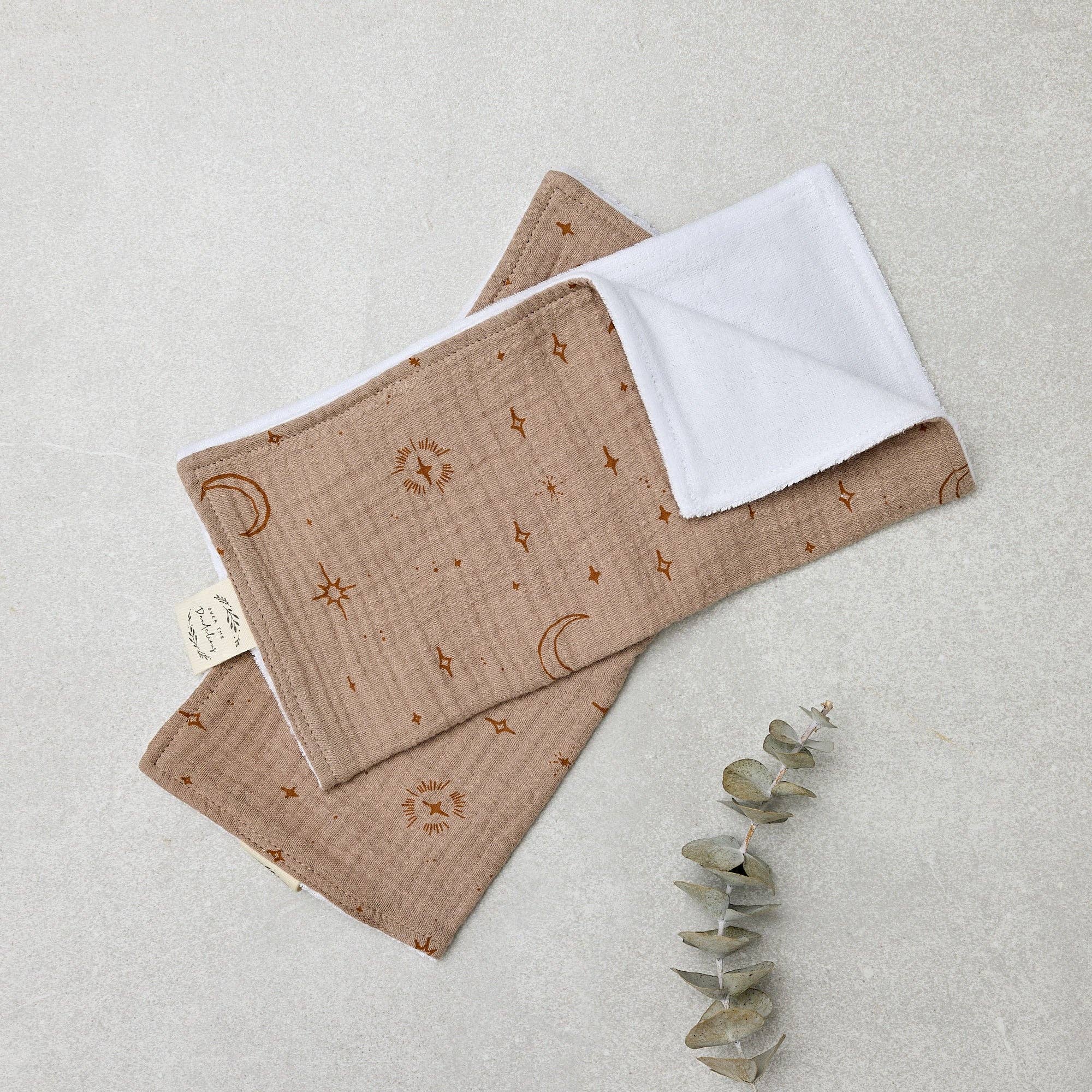 Over the Dandelions - Vente Gant de toilette - Enfant et bébé - Lot de 2 gants de toilette Ciel Nocturne1