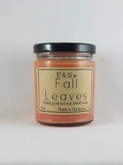 Velas con hojas de otoño para venta al por mayor de R&W Company LLC