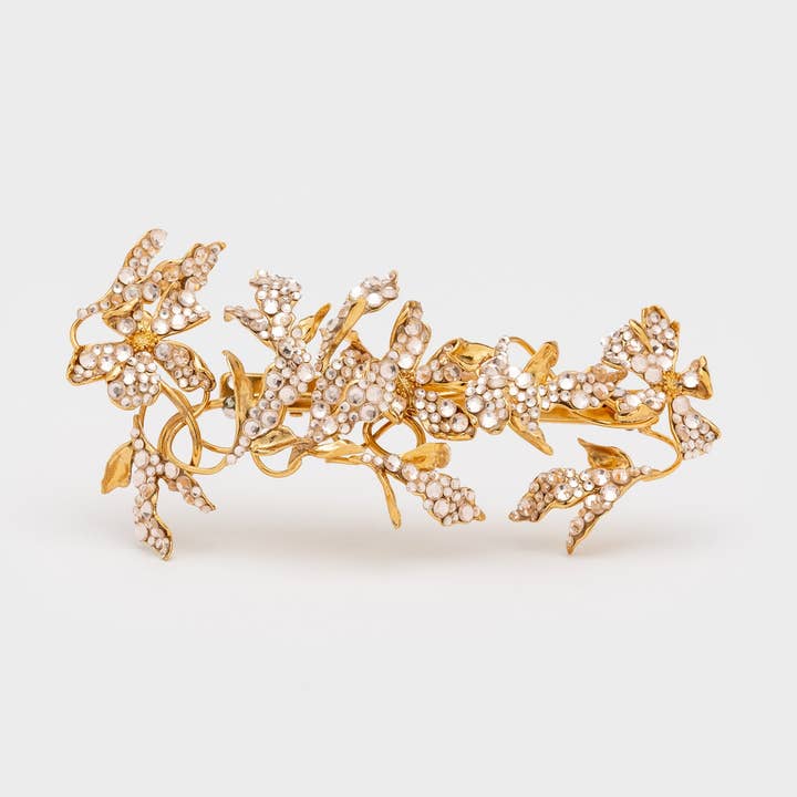 CLIP DE COCODRILO DE SEDA JADIS para venta al por mayor de Cecile Boccara