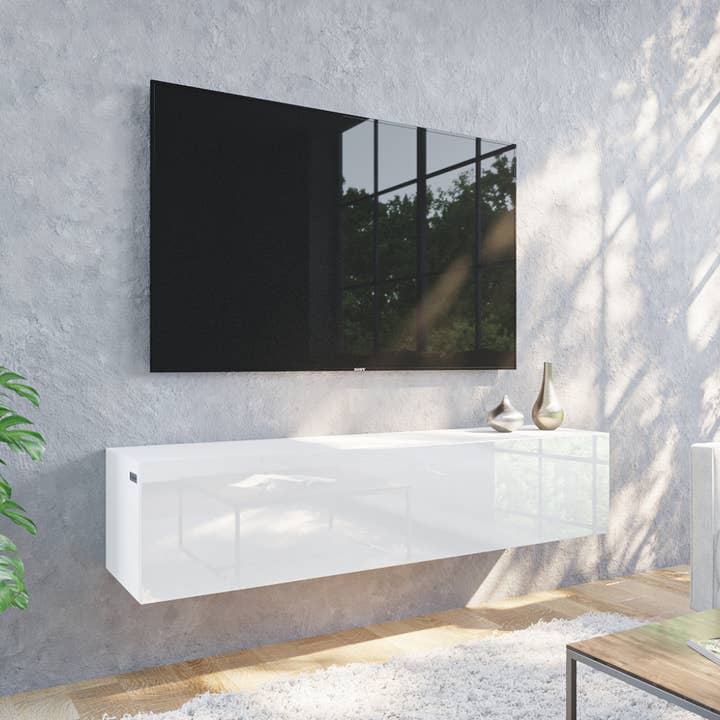 PLATAN ROOM - Wholesale Console Table - TV Cabinet TV Stand 140 cm Hanging or Standing