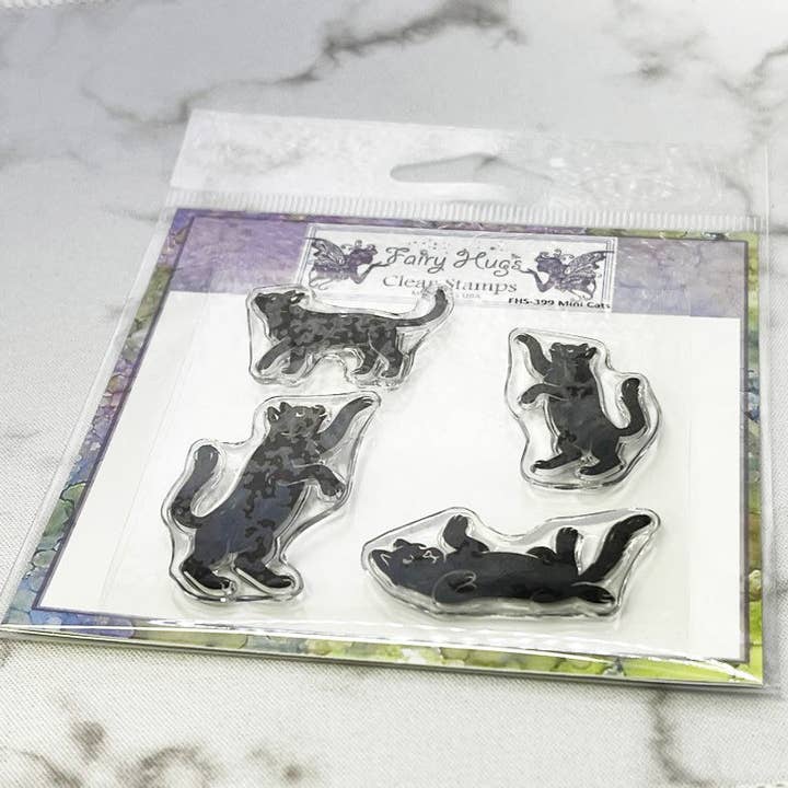 Fairy Hugs Stamps - Mini Cats for wholesale by Fairy Hugs