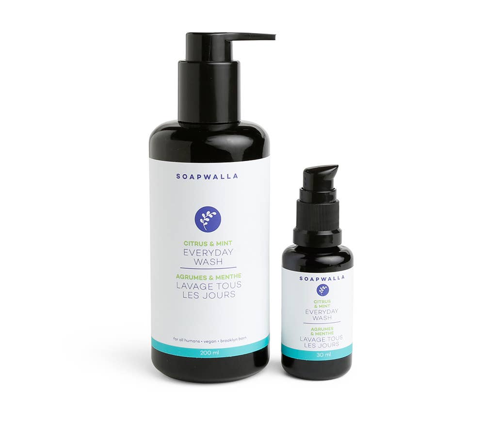 Soapwalla - Wholesale Body Wash/Shower Gel - Citrus & Mint Everyday Wash, 200ml1