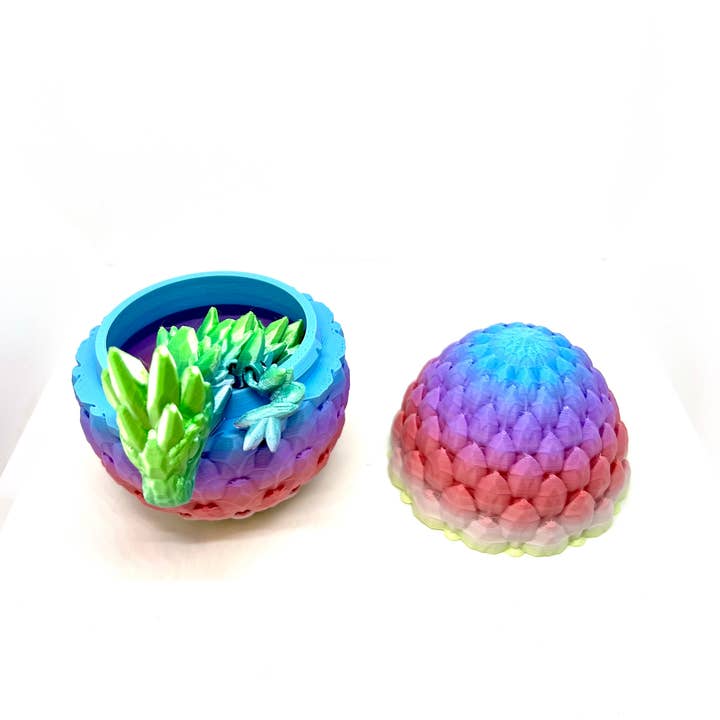 Ruby’s dragons - Venta al por mayor Figura decorativa - Set mediano de huevos misteriosos de dragón impresos en 3D – Colores surtidos6