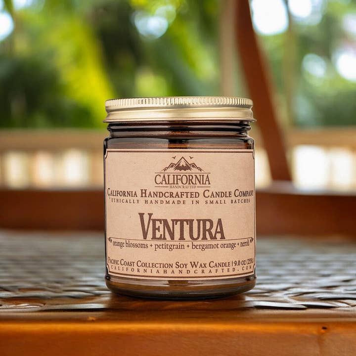 California Handcrafted - Wholesale Jar/Filled Candle - Ventura Coconut Apricot Jar Candle5