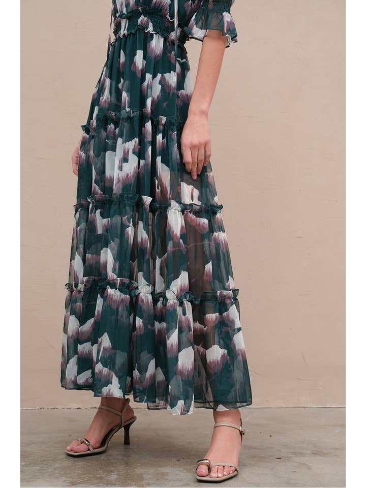 COMBO VERT Robe Épanouissement de Jardin - RD1022 en vente sur Faire5