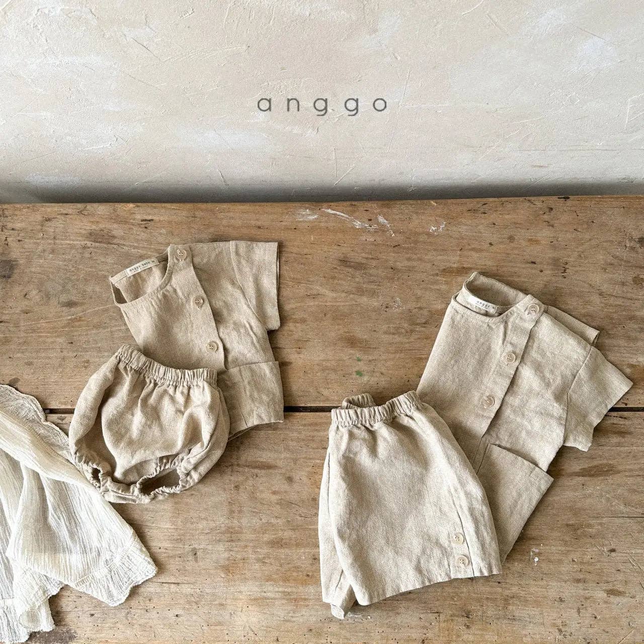 Cozy Kidz – wholesale Top & short set – Kids – Cinamon Top Bottom Set23