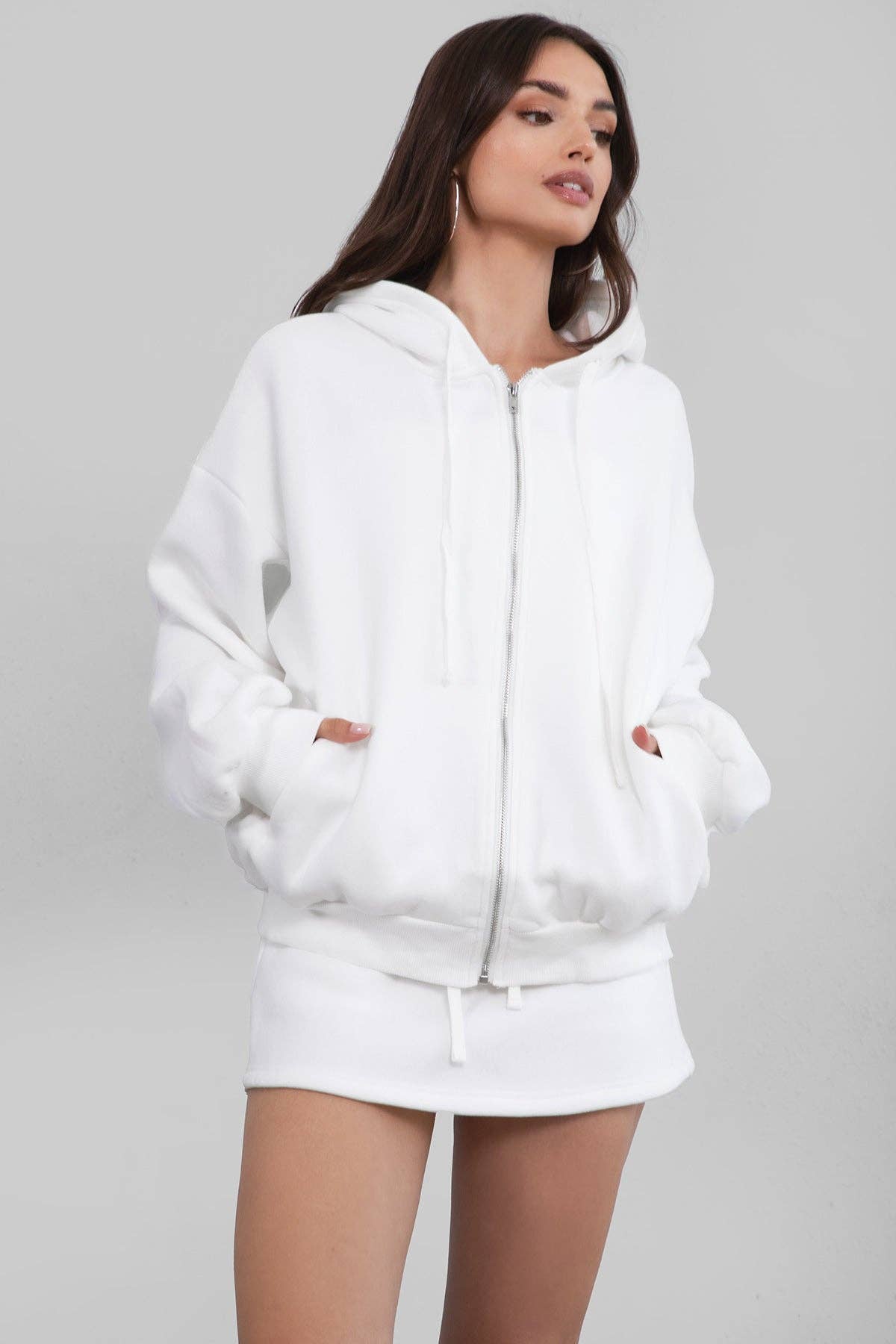 TICTOC - Wholesale Hoodie - Women's - Plus Size Oversized Loose Fit Hoodie TH29489X11