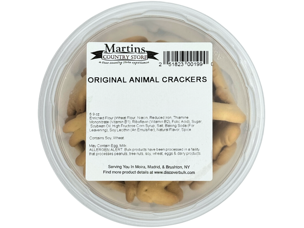 Martin's Country Store LLC - Wholesale Crackers - ANIMAL CRACKERS 6.9oz3