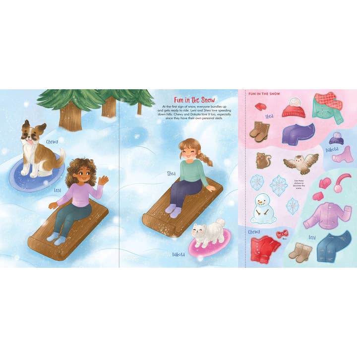 Peter Pauper Press, inc. – wholesale Sticker – Child & baby – Puppies Sticker Doll Dress-Up Book5