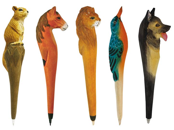 JOJO Geschenke - Wholesale Pen - Wooden animal ballpoint pen0