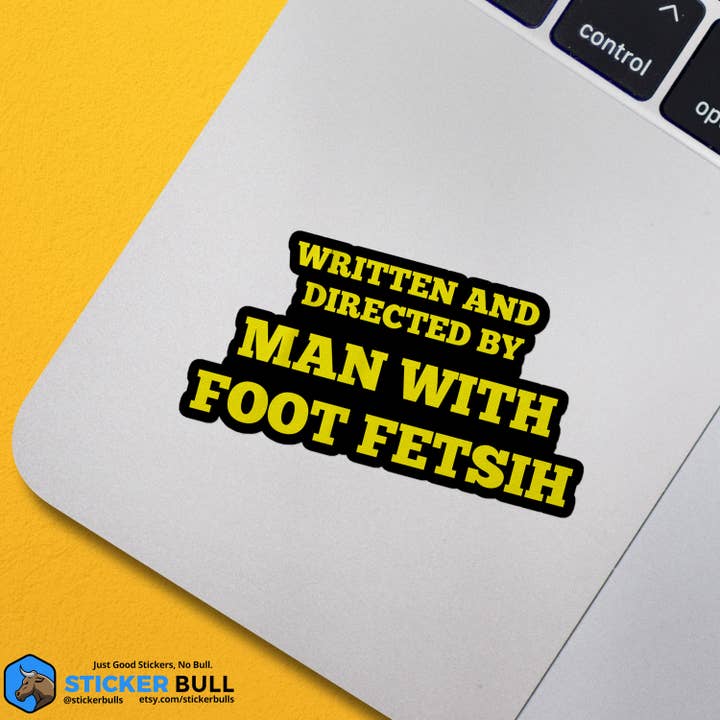 Sticker Bull - Wholesale Sticker - Quentin Tarantino Foot Fetish Meme Sticker, Waterproof Vinyl5