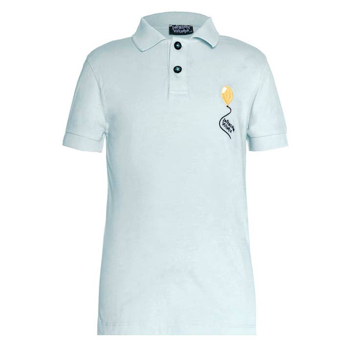 Mint Green Girls and Boys Polo Shirt for wholesale by Infantium Victoria