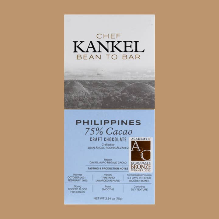 Hello Chocolate - Venta al por mayor Chocolate - Kankel Cacao - Filipinas 75%
