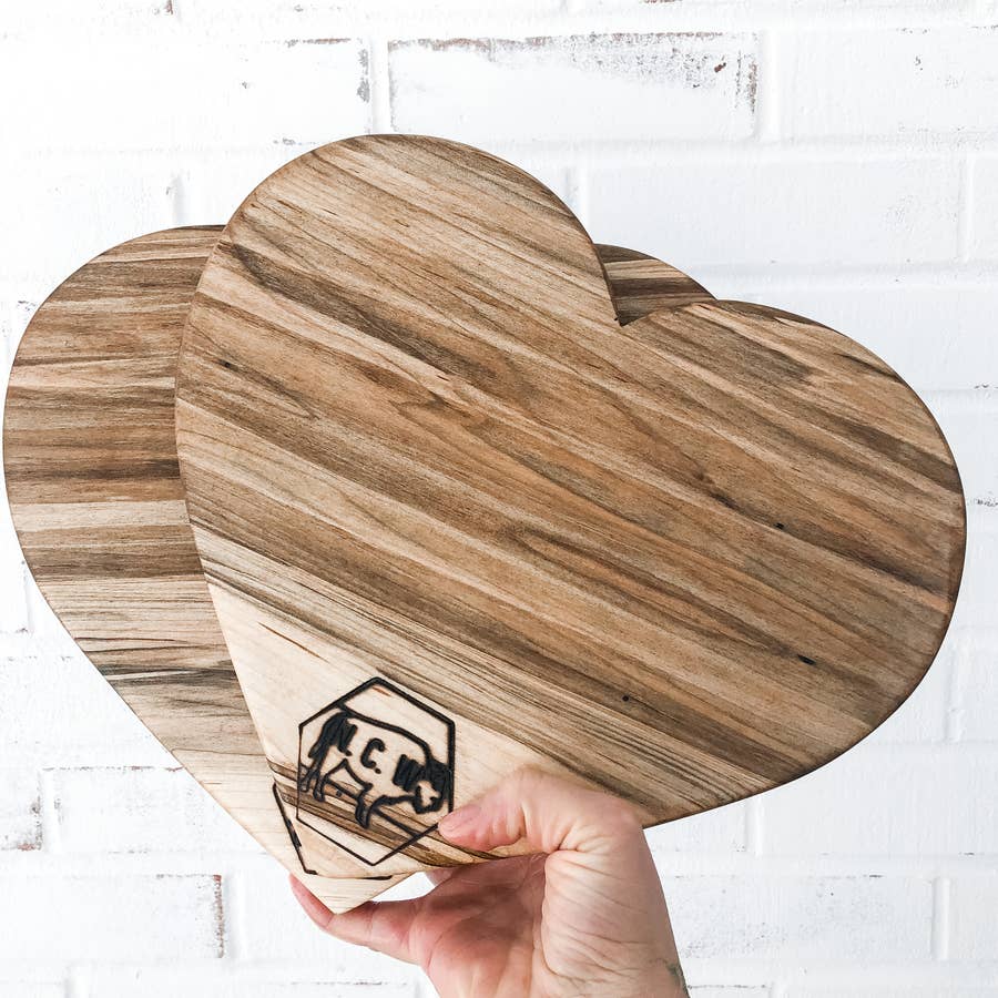 Heart Shaped Cheese Board  Words with Boards - Words with Boards, LLC