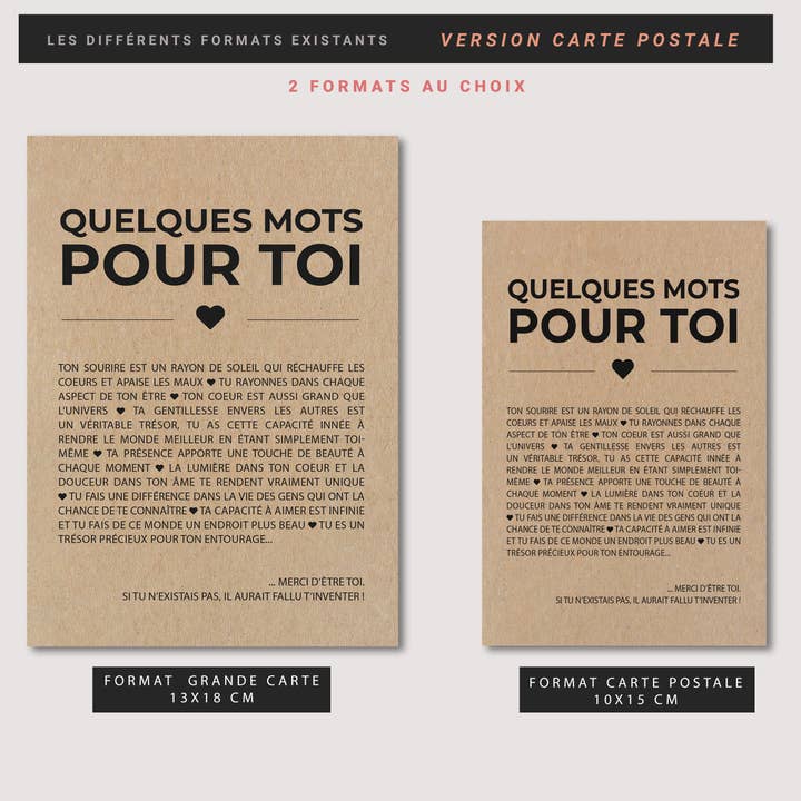 HappyWeSisters - Wholesale Friendship Card - Postcard “A few words for you”2