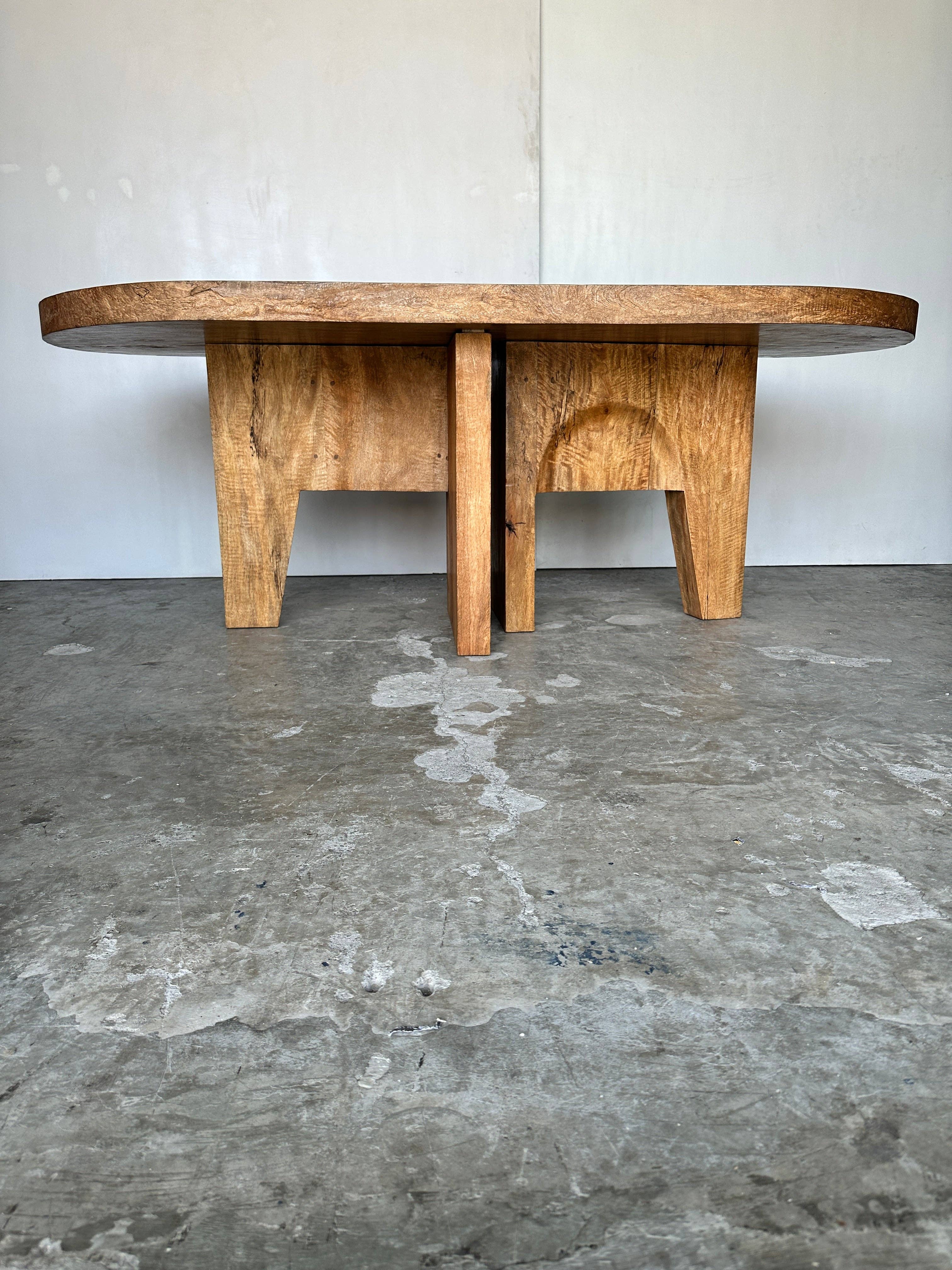 Office Objets - Wholesale Coffee Table - Massive mango wood table 2m10x1m59