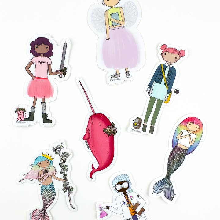 Rather Puckish - Wholesale Sticker - With Abandon! Sticker1