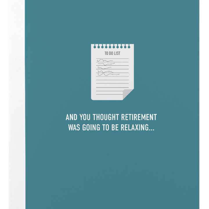 Tarjeta de lista de jubilación para venta al por mayor de Classy Cards Creative