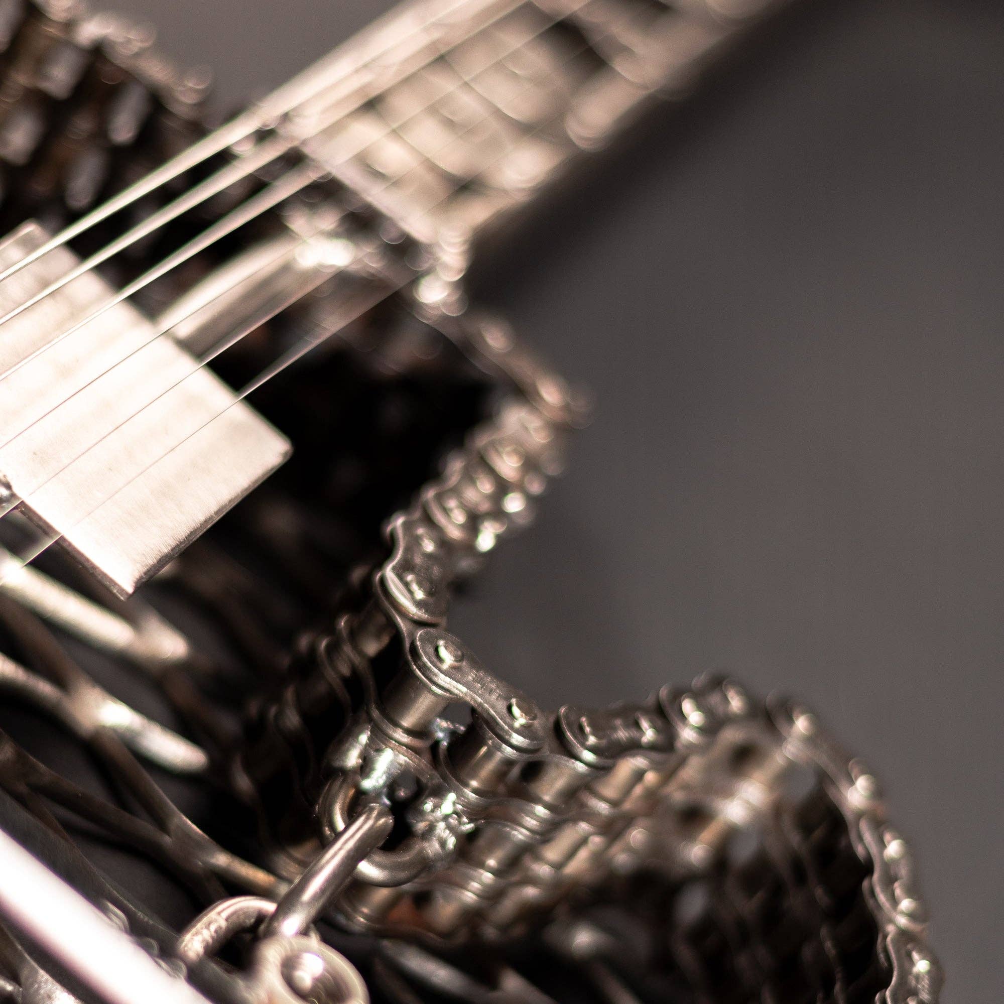 Metal Relic - Wholesale Sculpture - "The Classic" Metal Electric Style Guitar Sculpture Heavy Metal Wall Art13