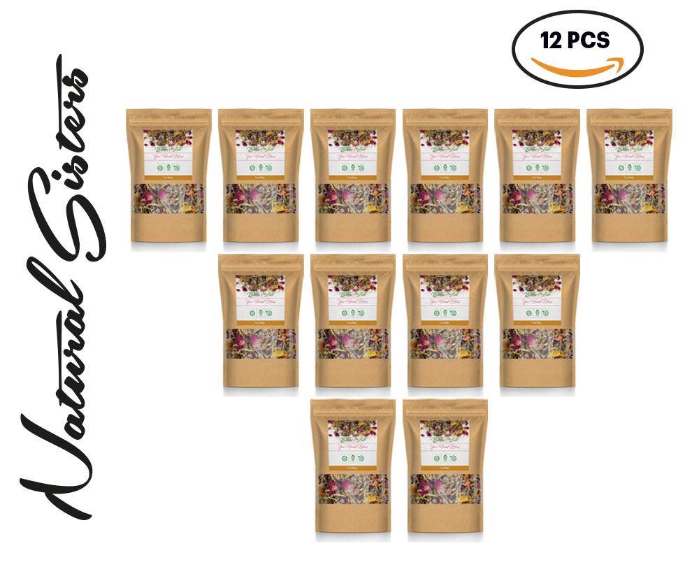 Nature's Lab - Natural Sisters - Wholesale Health/Detox Tea - 12 Organic Yoni Herbal Blend / 1oz Bag - Wholesale0
