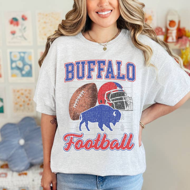 Vintage Buffalo Football for wholesale by Fifty Pennies