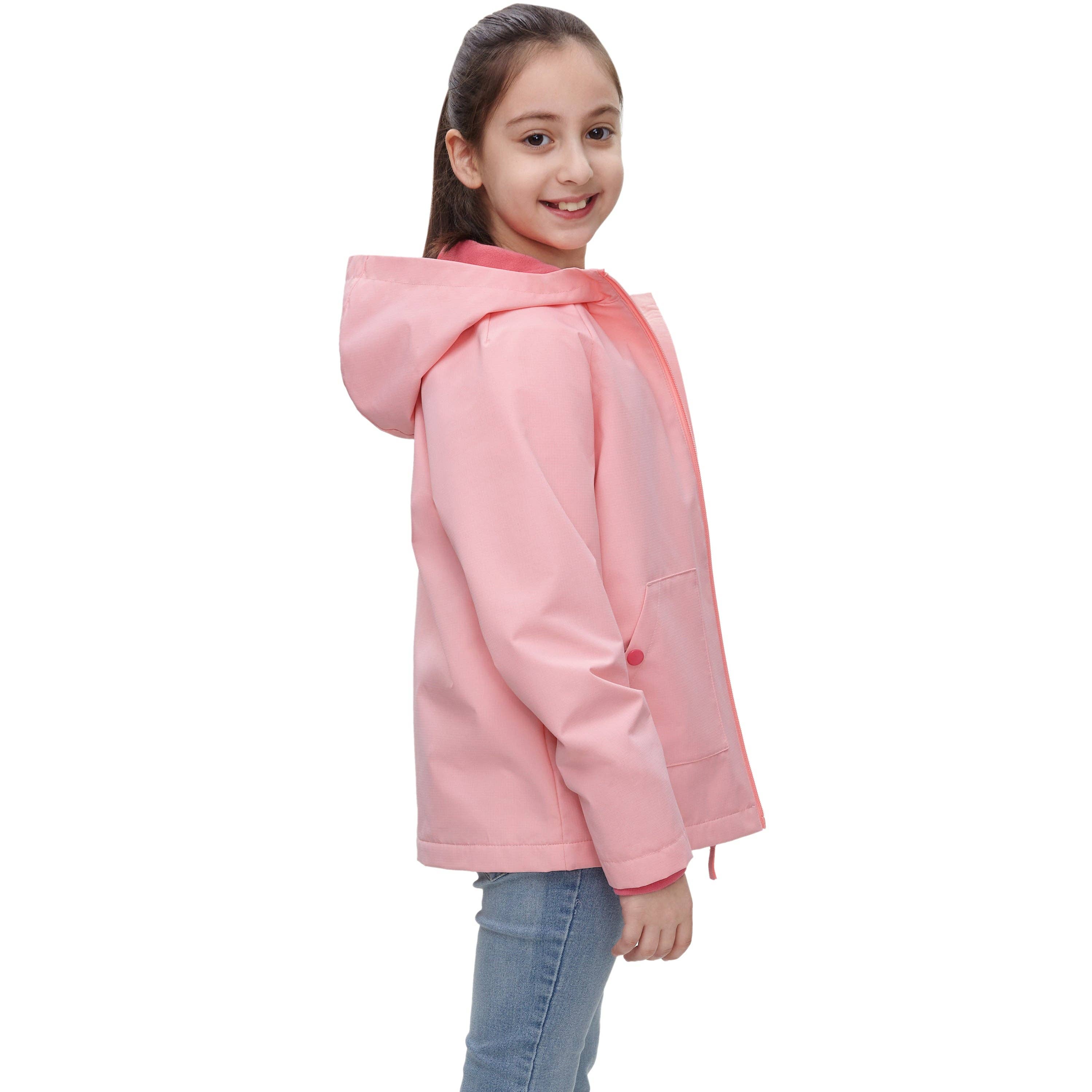 Rokka & Rolla - Wholesale Windbreaker - Kids - Girls' Ripstop Windbreaker Deluxe Jacket15