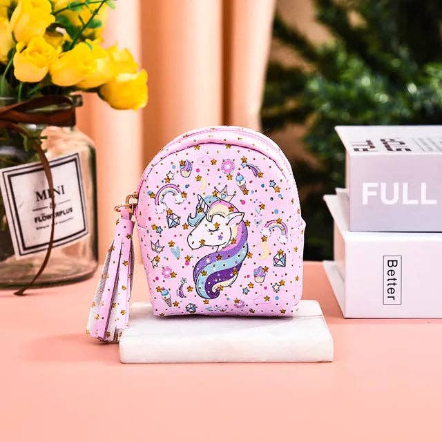 KiddieKickz - Wholesale Coin purse – kids - Cute Unicorn Coin Handbag1