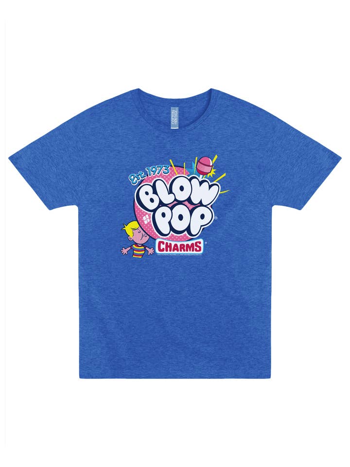 www.sweetvintagetees.com - Wholesale Screen Printed T-Shirt - Unisex - Blow POP® Retro Charms Tee | Pop Art Inspired Vintage Unisex Shirt