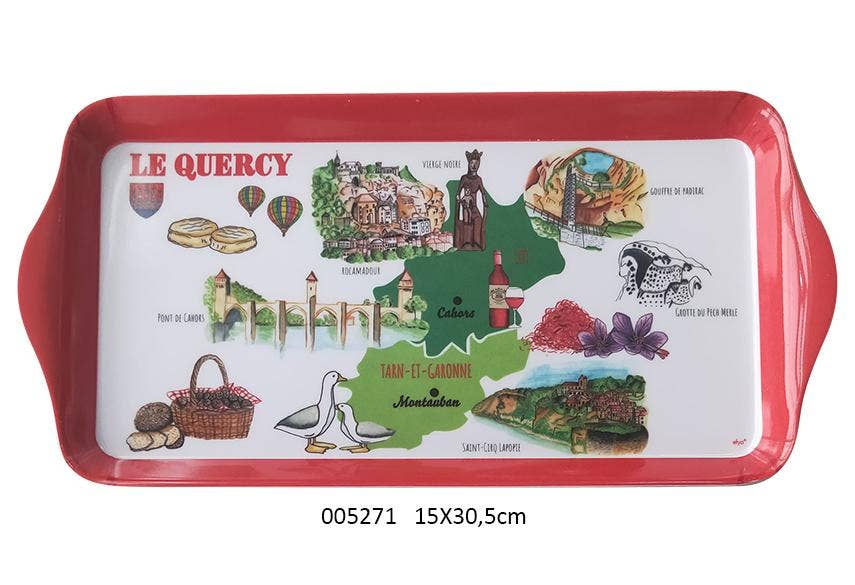 Faye - Wholesale Decorative Tray - 'Quercy' Tray 15 X 30.5 cm0