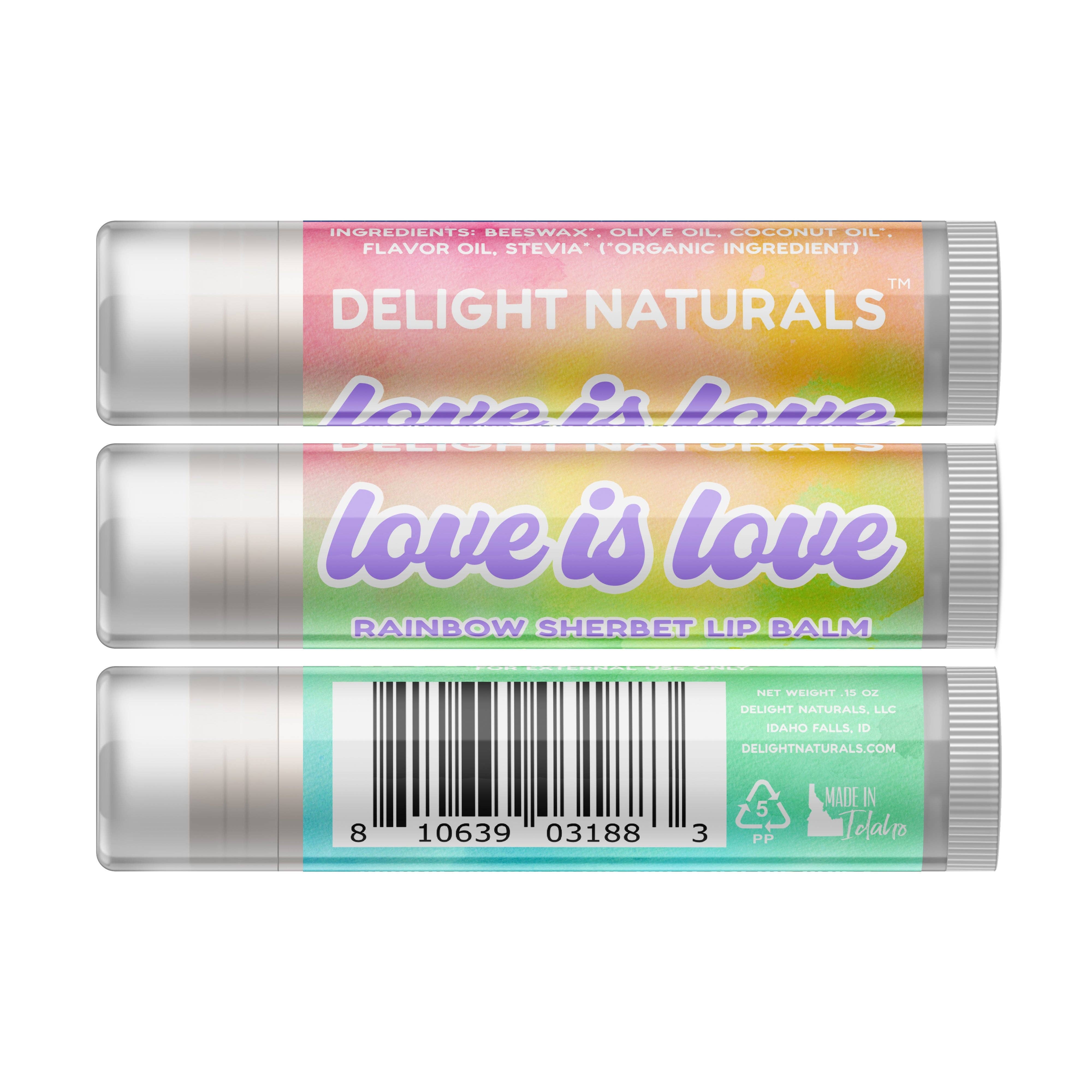 Delight Naturals - Wholesale Lip Balm Set - Pride Lip Balm Set2