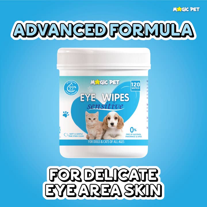 Magic Pet - Wholesale Pet Grooming Aid - Dog - Magic Pet Hypoallergenic Cat & Dog Eye Cleaner Wipes 120 ct.2