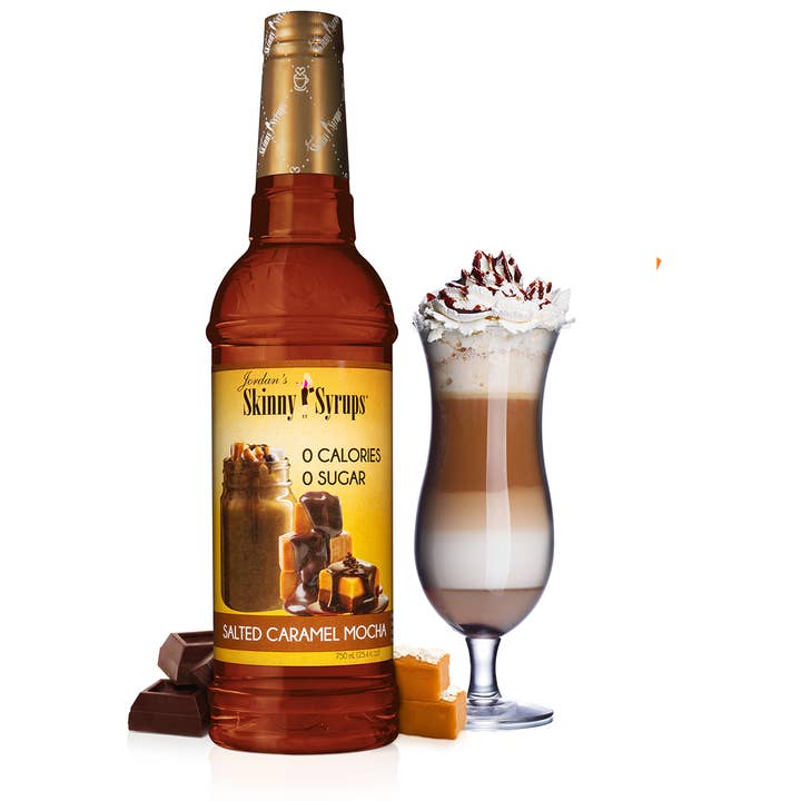Jordan's Skinny Mixes - Wholesale Flavored Syrup - Sugar Free Salted Caramel Mocha Syrup