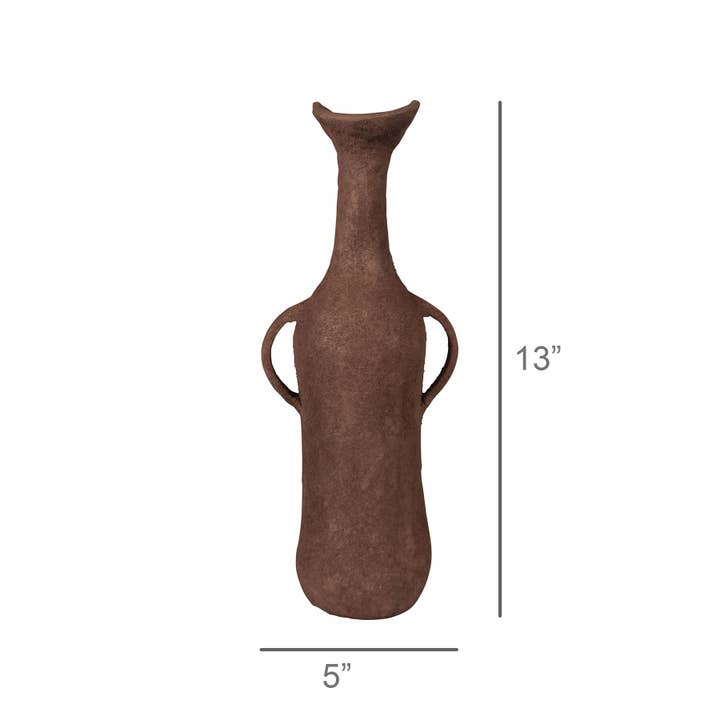 HomArt - Wholesale Vase - Corsica Vase with Handle, Terra Cotta - Sm2