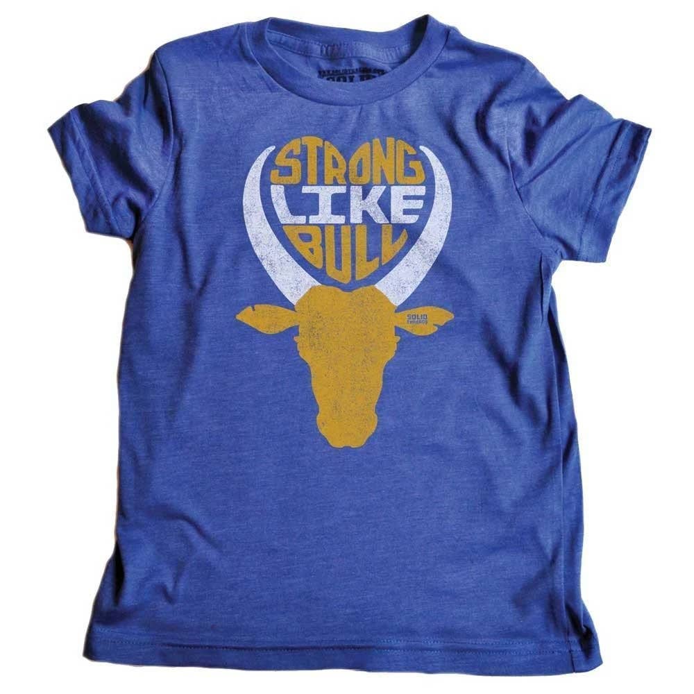 Solid Threads - Wholesale Screen Printed T-Shirt - Kids - Kids' Strong Like Bull T-shirt0