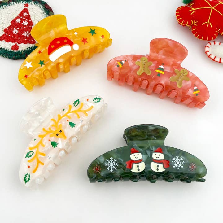 Christmas Gingerbread Reindeer Moon Acetate Hair Claw Clip and other Purchase Wholesale cookies for decorating. Free Returns & Net 60 Terms on Faire trending on Faire.