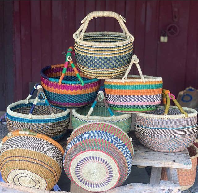 Tanga Baskets - Wholesale Basket - Bolga Market Baskets -Eco-Friendly Baskets - Christmas gift