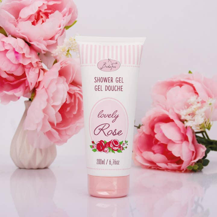 Shower Gel Lovely Rose - seductive & fragrant shower gel for wholesale by BadeFee
