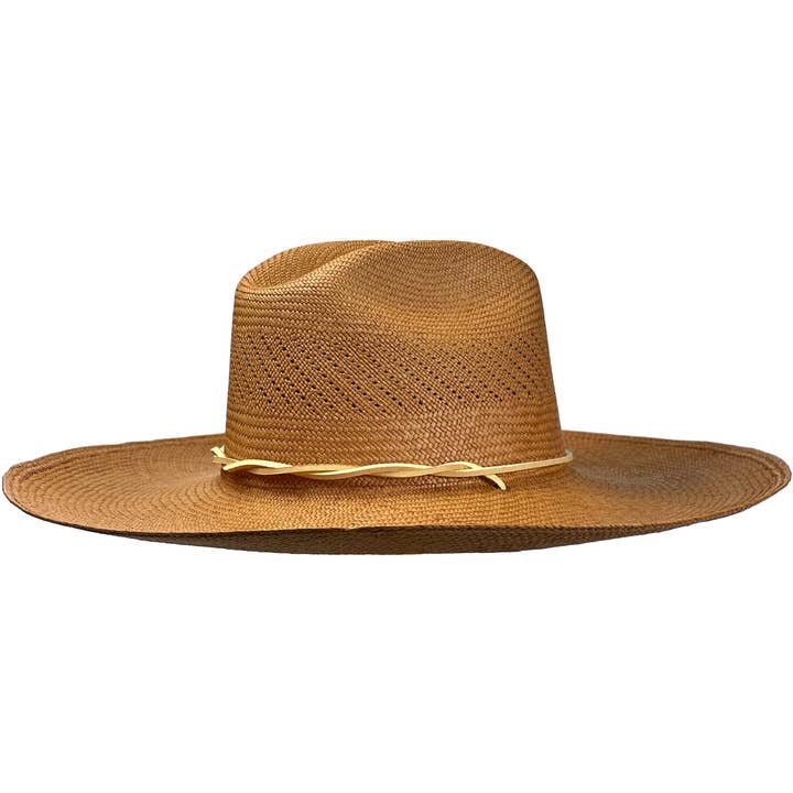 San Francisco Hat Company - Wholesale Straw Hat - Unisex - Utah Panama Sunhat – Caramel