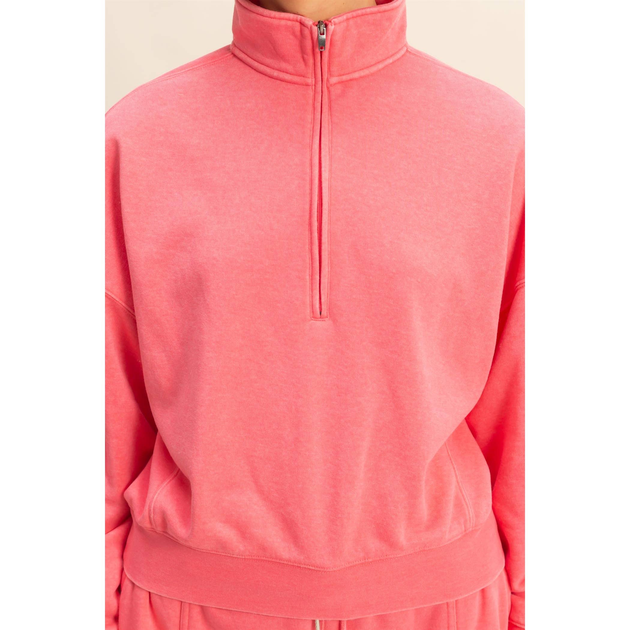 Double Zero - Venta al por mayor Sudadera - Mujer - Sudadera con media cremallera Love This Way28