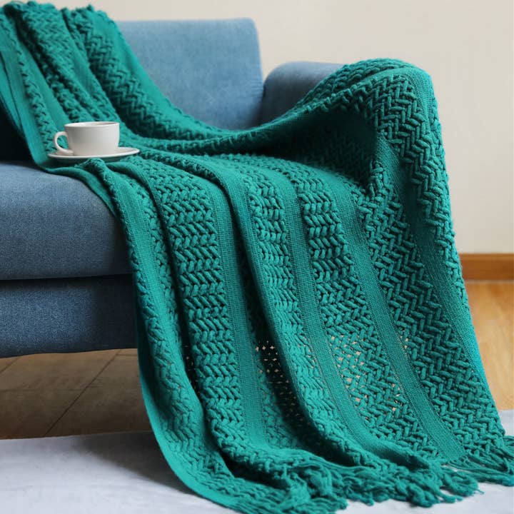 ACCITY - Wholesale Throw Blanket - SOFT WARM CHUNKY KNIT BLANKET THROW_CWMM0195