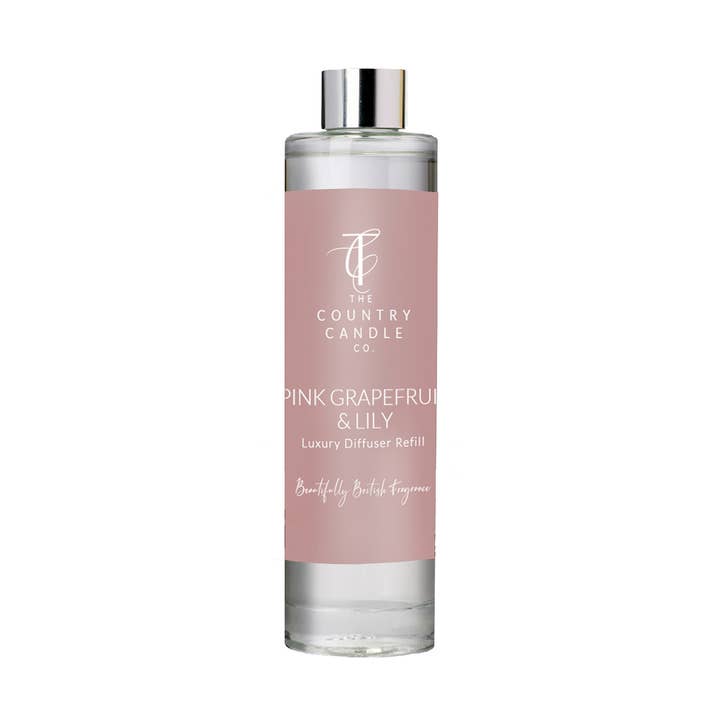 Pastels-Pink Grapefruit & Lily 200ml Diffuser Refill for wholesale by The Country Candle Co.