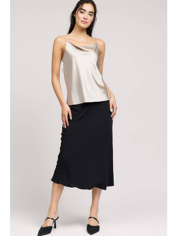 Current Air - Wholesale Camisole - Women's - 100% Silk Cowl Neck Cami Top7